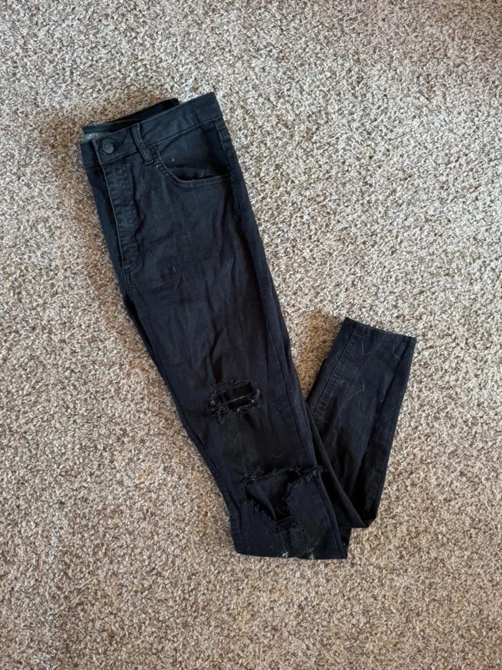 Wild Fable Distressed High Rise Skinny Jeans Size 10 - Picture 2 of 5